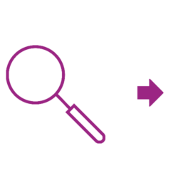 Recherche icône violet Recherche icône violet
