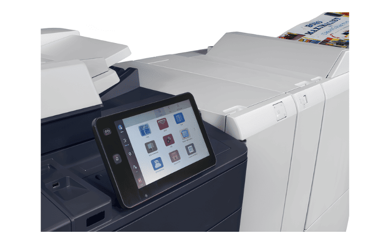 Right side accesories of the Xerox&reg; PrimeLink&reg; C9200 Series Printer