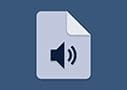 Ic&ocirc;ne Convertir en audio